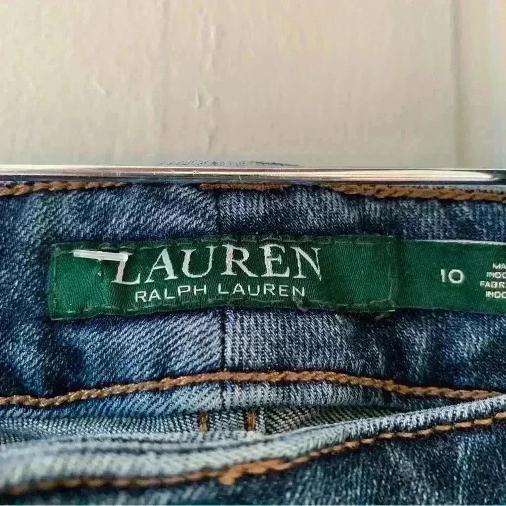 Lauren Ralph Lauren Classic Skinny Curvy Jeans Women's Size 10 - Picture 2 of 13